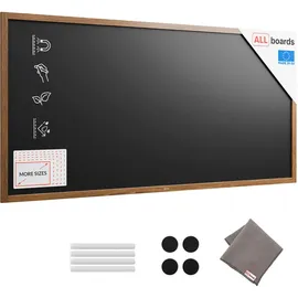 ALLboards Kreidetafel 200 x 100 cm Schwarz