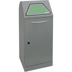 Stumpf Abfalltrennung Modul-Vario 75 graualu-struktur ProSlide-System 75l - 625-075-0-1-100