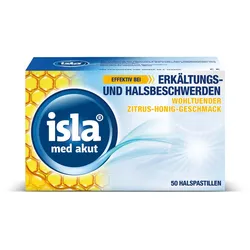 Isla MED akut Zitrus-Honig Pastillen 50 St