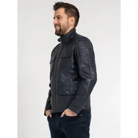 Rock Creek Lederjacke blau 2