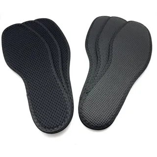 Bama Fresh Deo Active Schuh-Einlegesohlen, Deo-Sohle für frische Füße im Dreierpack, Schwarz, Unisex, Größe: 38