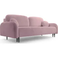 WFL GROUP Sofa mit Bettkasten - Schlafsofa mit Schwarze