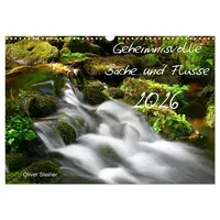 Calvendo Geheimnisvolle Bäche und Flüsse (Wandkalender 2026 DIN A3