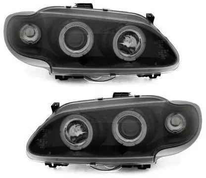 Kristall-Scheinwerfer Renault Megane / Scenic 3-/5-türig (96–99) – schwarz