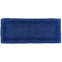 Homescapes Badteppich Dunkelblau 100 x 40 cm