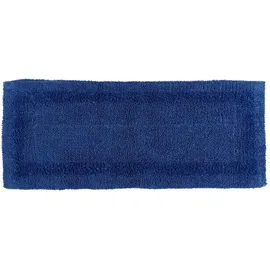 Homescapes Badteppich Dunkelblau 100 x 40 cm