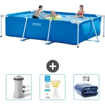 Intex Rahmenschwimmbecken rechteckig - 300x200x75 cm – Zubehör CB74 Blau No Size
