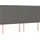 vidaXL Boxspringbett 180 x 200 cm Grau
