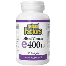 Natural Factors Mixed Vitamin E Natural Source 400 IU (90 Weichkapseln)