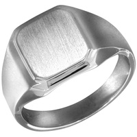 VIVANCE V Ring 925/- Sterling Silber rhodiniert mattiert" Fingerringe Gr. 022 (69 1)), 022 (69.1)