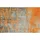 Wash+Dry Rustic 110 x 175 cm grau/orange