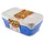 Curver Tiefkühldose fresh & frozen 22,8 x 14,8 x 9 cm 1 l 3-teiliges Set
