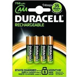 Duracell Akku AAA 750 mAh 4 St.