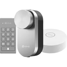 EZVIZ DL01 PRO+DL01CP+A3 Smartes Türschloss Kit, Silber