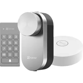 EZVIZ DL01 PRO+DL01CP+A3 Smartes Türschloss Kit, Silber