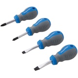 Silverline Vergaserschraubendreher Set 4-tlg. PZ1 PZ2 Schlitz 5mm Schlitz 6mm