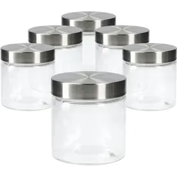 6er Set Bera Vorratsglas 0.8L