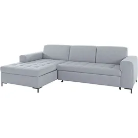 OTTO products Eckcouch Polyester L-Form 266cm Silber