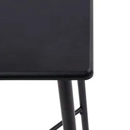 vidaXL Bartisch 60 x 60 x 111 cm Schwarz