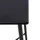 vidaXL Bartisch 60 x 60 x 111 cm Schwarz