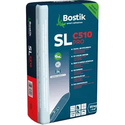 BOSTIK SL C510 Pro, Ausgleichs- und Nivelliermasse, Inhalt: 25 kg/Sack, Verbrauch ca. 1,5kg/m2 pro 1 mm Schichtdicke