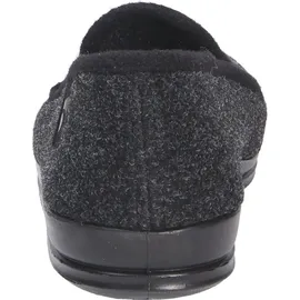 ROHDE Herren Hausschuh Slipper geschlossen Weite G 1/2 Lillestrom 2603, Größe:46 EU, Farbe:Schwarz - 46
