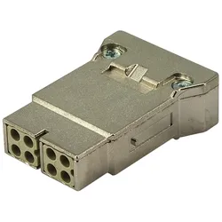 09140083116 Harting Han MegaBit Modul für 2 Kabel Buchseneinsatz (F) Crimpanschluss, 8-polig+Schirmung 50V, 10A - 1 Stück