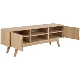 VCM Marte TV-Lowboard 160 x 40 x 55 cm Weiß Spanplatte