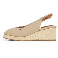 Tommy Hilfiger Damen Wedge Espadrilles Flag Mid Slingback Verstellbarer