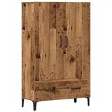 vidaXL Highboard Altholz-Optik 70x31x115 cm Holzwerkstoff