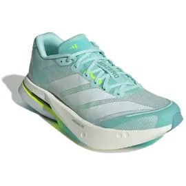 adidas Adizero Boston 13 Damen Semi Flash Aqua/Zero Metallic/Lucid Lemon 38