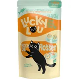 lucky lou Katzen-Nassfutter Lifestage Adult Geflügel & Forelle 125 g