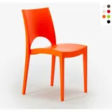 Paris Grand Soleil Stühle für Küche Zuhause Bar Polypropylen stapelbar - Orange