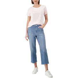 Monari T-Shirt mit Print Weiß 40