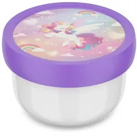 Mepal Campus Fruchtbox 300 ml mit Gabel Unicorn Glow