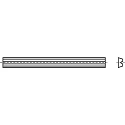Wendemesser HW-WP ( 4000815084 ) Länge 80,5 mm Breite 5,9 mm Dicke 1,2 mm passend für elektrische Handhobel