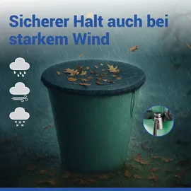 Maximex Regentonnendeckel Ø 95 cm schwarz