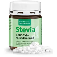 Kräuterhaus Sanct Bernhard Stevia-Tabs mit Rebaudiosid A Nachfüllpackung 1000 Tabs - 68 g