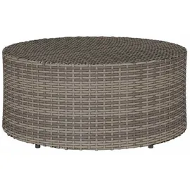 vidaXL Gartentisch Ø 68 x 30 cm Grau