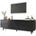 Okwish TV-Schrank Lowboard 175x56x38 cm Schwarz Holzwerkstoff