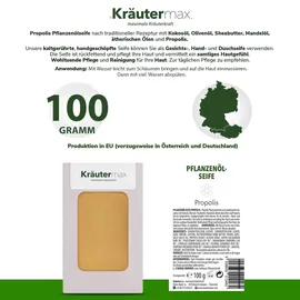kräutermax – naturheilmittel seit 1890 Pflanzenölseife Propolis