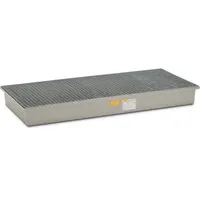 Cemo Auffangwanne GFK 220 Liter 188 x 85 cm mit verzinktem Stahlgitterrost