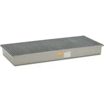 Cemo Auffangwanne GFK 220 Liter 188 x 85 cm mit verzinktem Stahlgitterrost