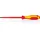 Knipex 98 20 55 Schlitz-Schraubendreher isolierender Mehrkomponenten-Griff VDE-geprüft 232 mm