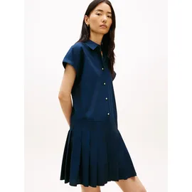 Tommy Hilfiger Shirtkleid Blau/Schwarz 34