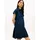Tommy Hilfiger Shirtkleid Blau/Schwarz 34