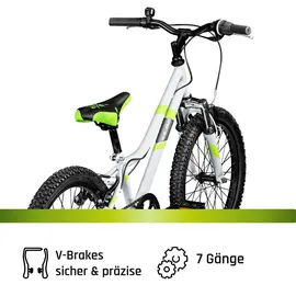 Galano GA20 20" RH 26 cm grau/grün 7-Gang V-Brakes