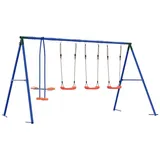 vidaXL Schaukelset Mehrfarbig 330 x 185 x 185 cm Stahl