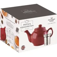 Price & Kensington Price & Kensington, Teekanne, P&K Set Teekanne + Teesieb, rot, 6 Tassen