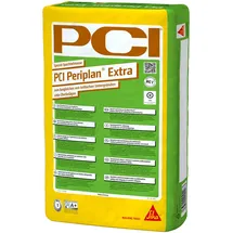 PCI Periplan Extra 25 kg faserarmierte Spachtelmasse grau